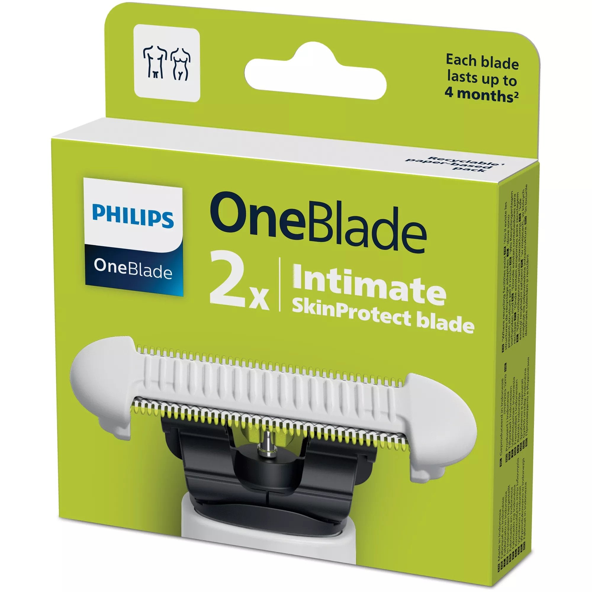 Philips Oneblade Skinprotect Qp229/52 2 Szt.