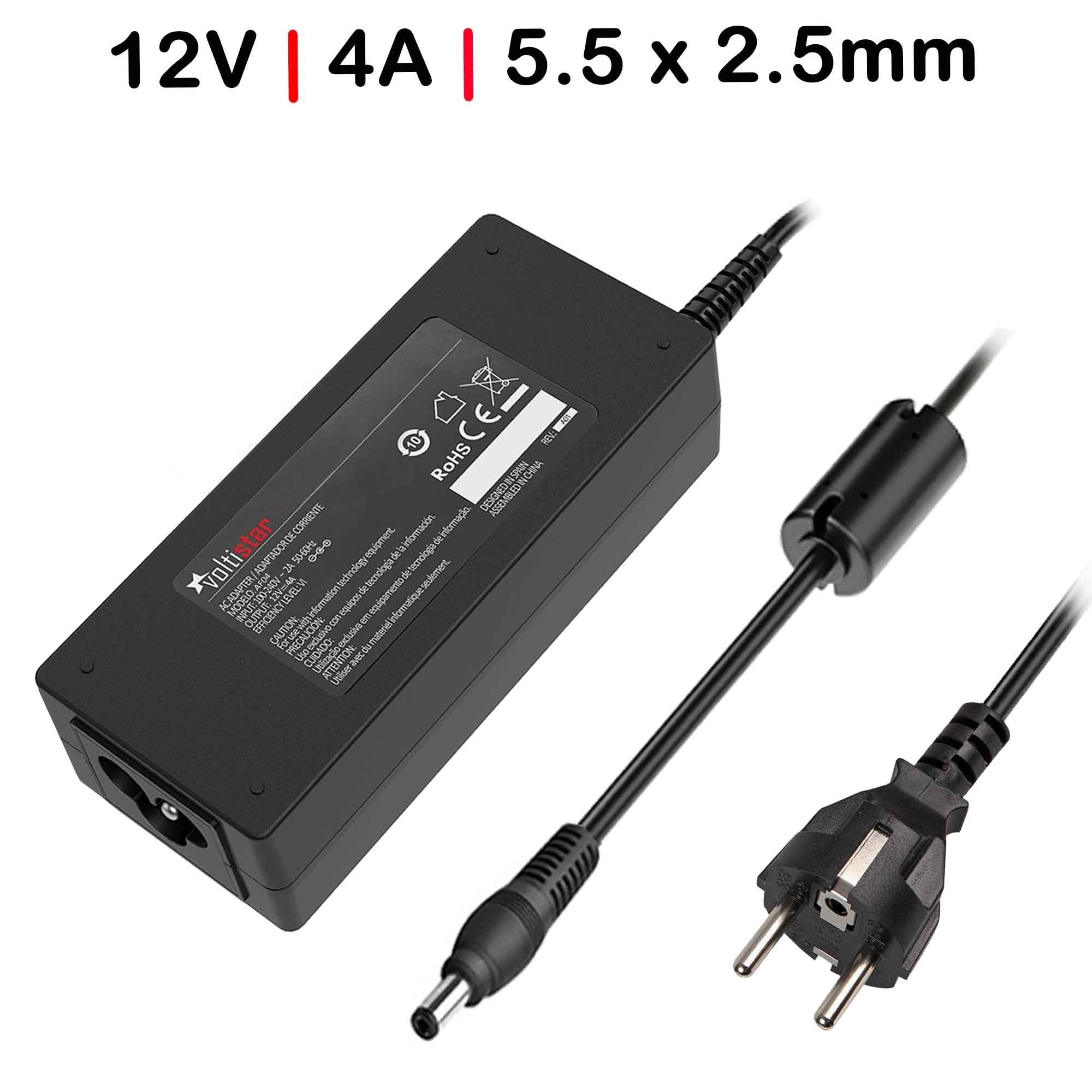 Cargador Para Monitor 12v 4a 5.5 X 2.5mm 48w