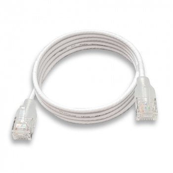 Wantec Cable De Red Utp Cat6a Eglow D=2,8mm 0,30m Blanco