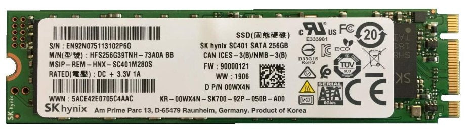 Dell 0wx4n Unidad De Estado Sólido 256 Gb Serial Ata Iii