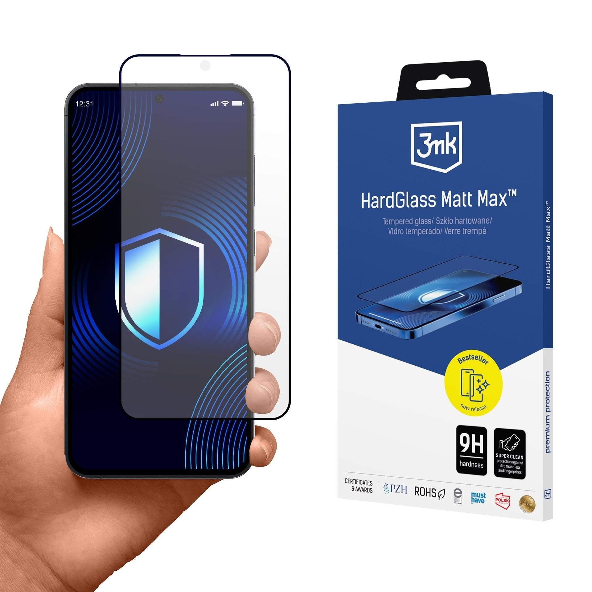 3mk Hardglass Matt Max Do Samsung Galaxy S25
