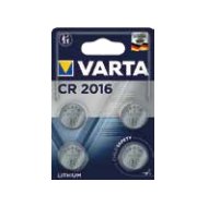Pila De Botón Varta Lithium Coin Cr2016, 3 Voltios, Batería 4 Piezas 6016101404