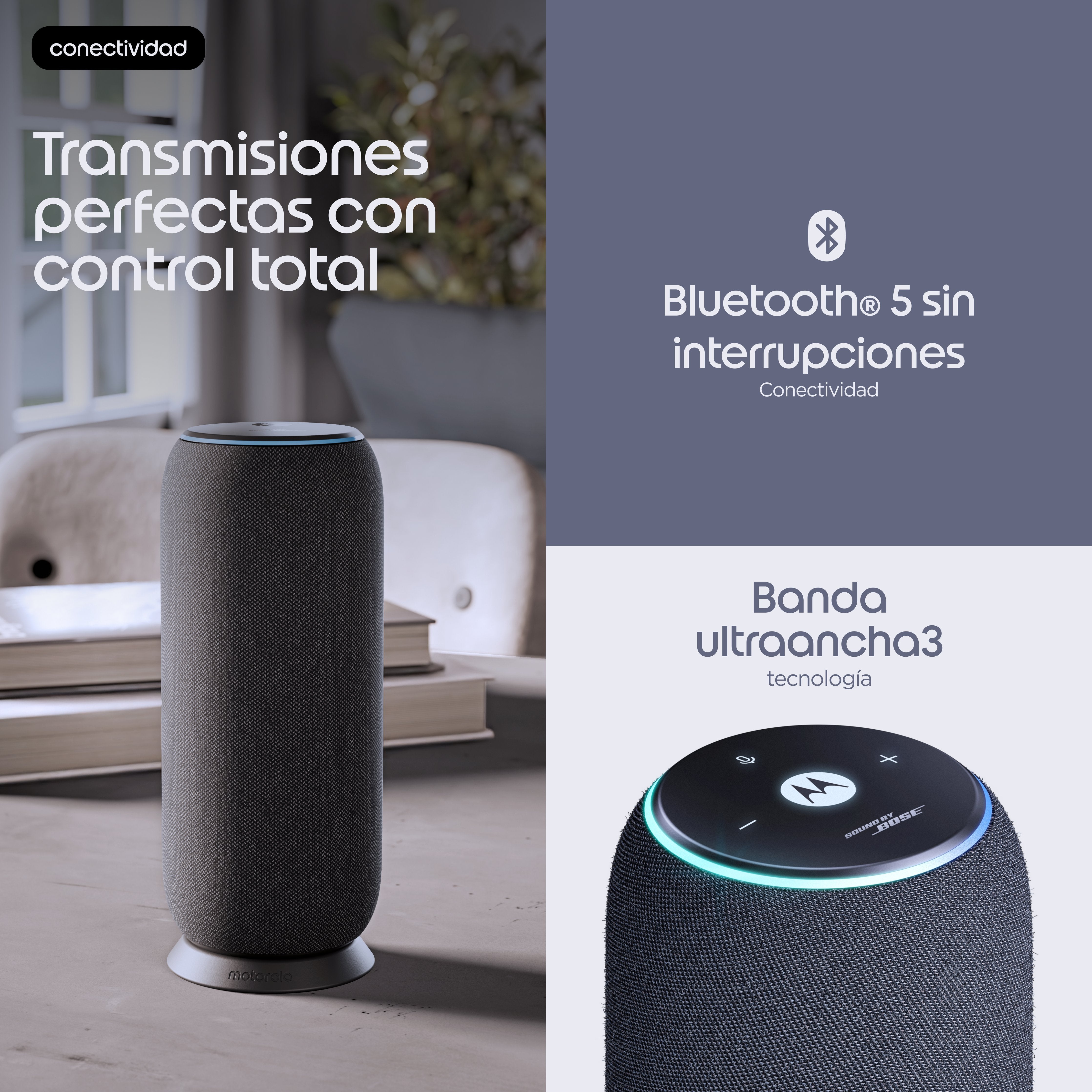 EAN 0840493605326 - Motorola moto sound flow Altavoz monofónico portátil Carbono 30 W imagen 8
