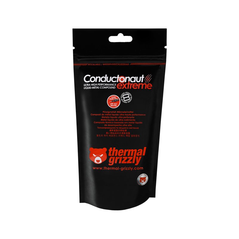 Pasta Térmica Thermal Grizzly Conductonaut Extreme 1 G Plateada Tg-Ce-001-R
