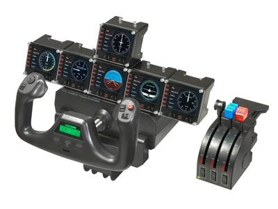 EAN 5099206069824 - Logitech G 945-000008 mando y volante Negro USB 2.0 Simulador de Vuelo Analógico/Digital PC imagen 9