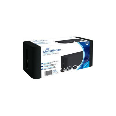 Mediarange Caja De Cable Pequeña 223x118x114mm Negro