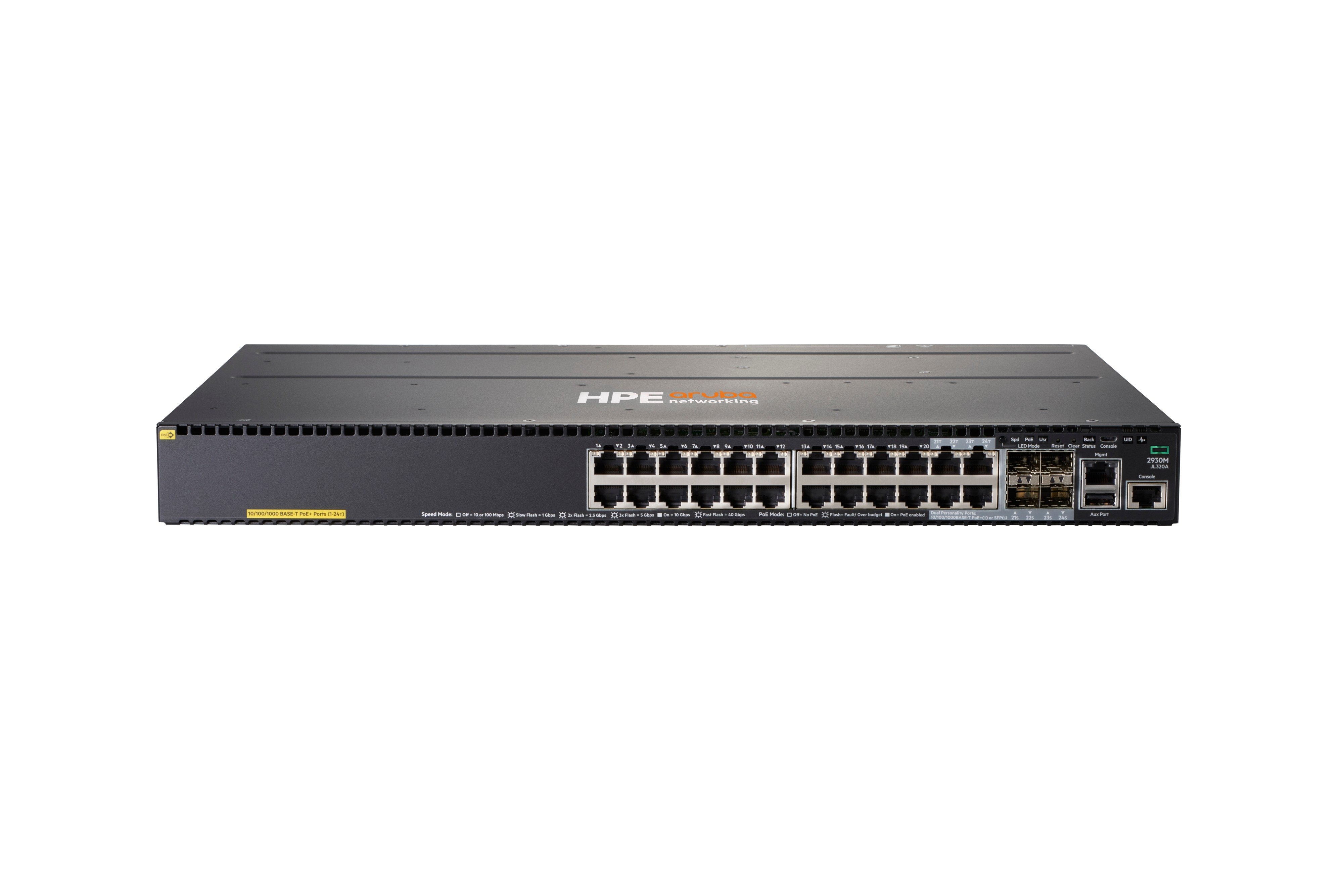 EAN 0190017071213 - HPE Aruba Networking 2930M 24G PoE+ 1-slot Switch imagen 1