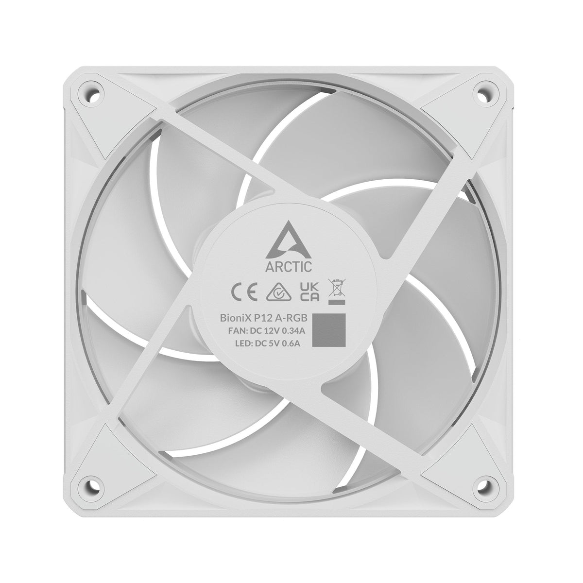Arctic Bionix P12 A-Rgb (Blanco Blanco, 120 Mm) Acfan00336a