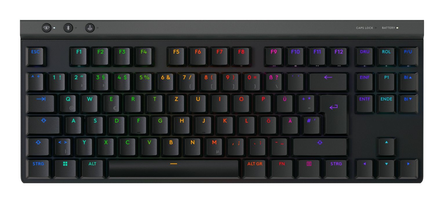 EAN 5099206119901 - Logitech G 920-012542 teclado Juego USB + RF Wireless + Bluetooth QWERTZ Alemán Negro imagen 1