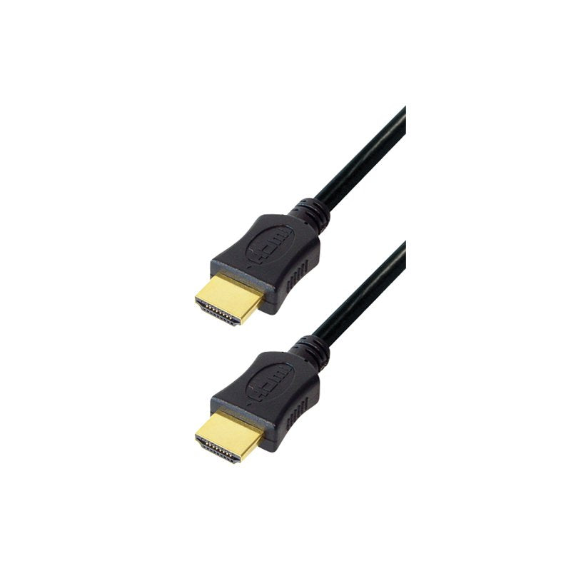 Cable Hdmi 5m 3d Ethernet Chapado En Oro Negro