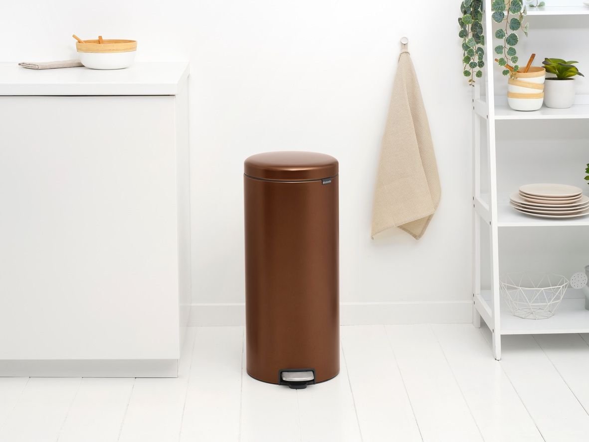Brabantia Pedal Bin Newicon 30 Liter Warm Bronze