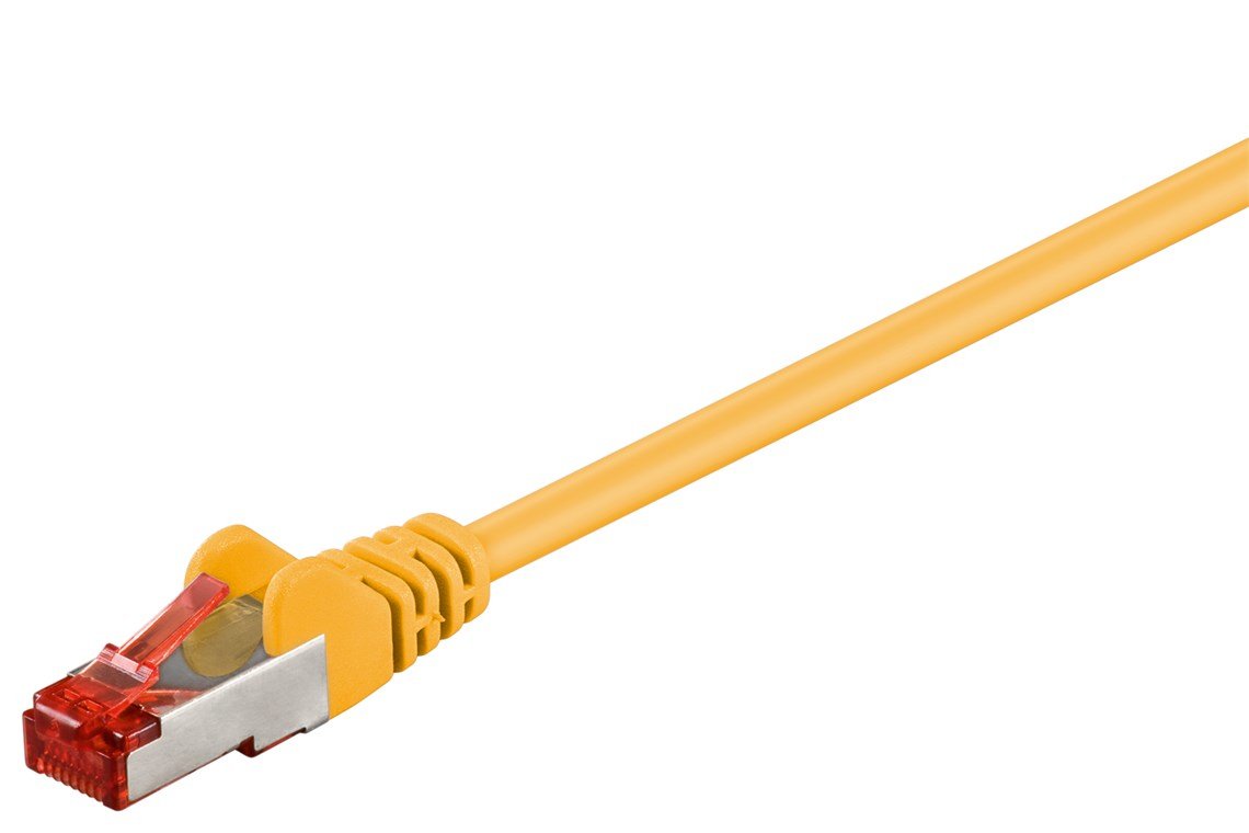 Patch-Kabel Cat6 10,0m Gelb    S/Ftp 2xrj45, Lsoh, Cu
