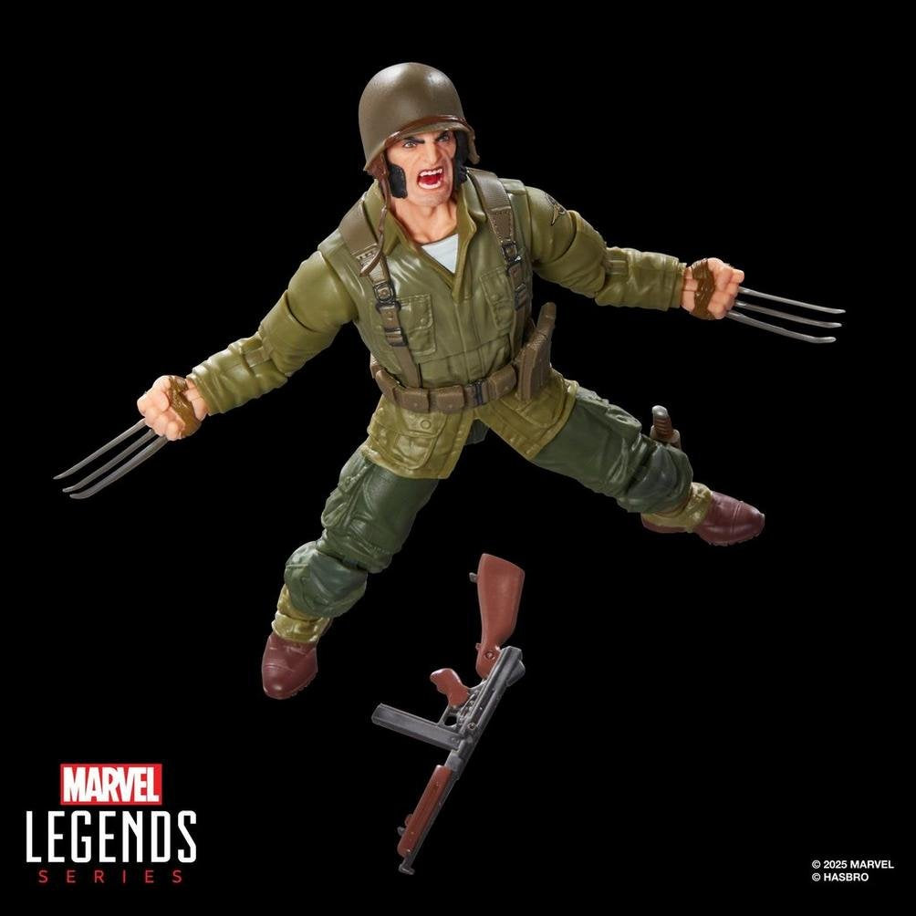 Figura Wolverine Wwii Logan Marvel Legends Series 15cm
