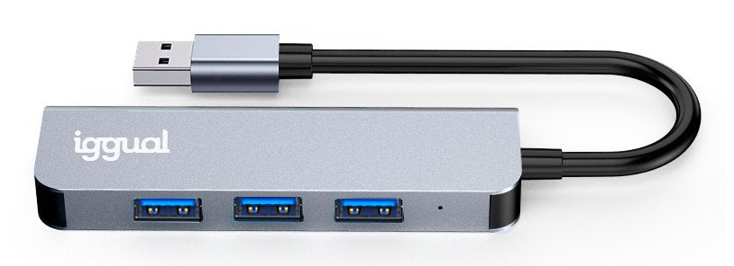 EAN 8435364319246 - iggual IGG319246 hub de interfaz USB 3.2 Gen 1 (3.1 Gen 1) Type-C 5000 Mbit/s Plata imagen 9