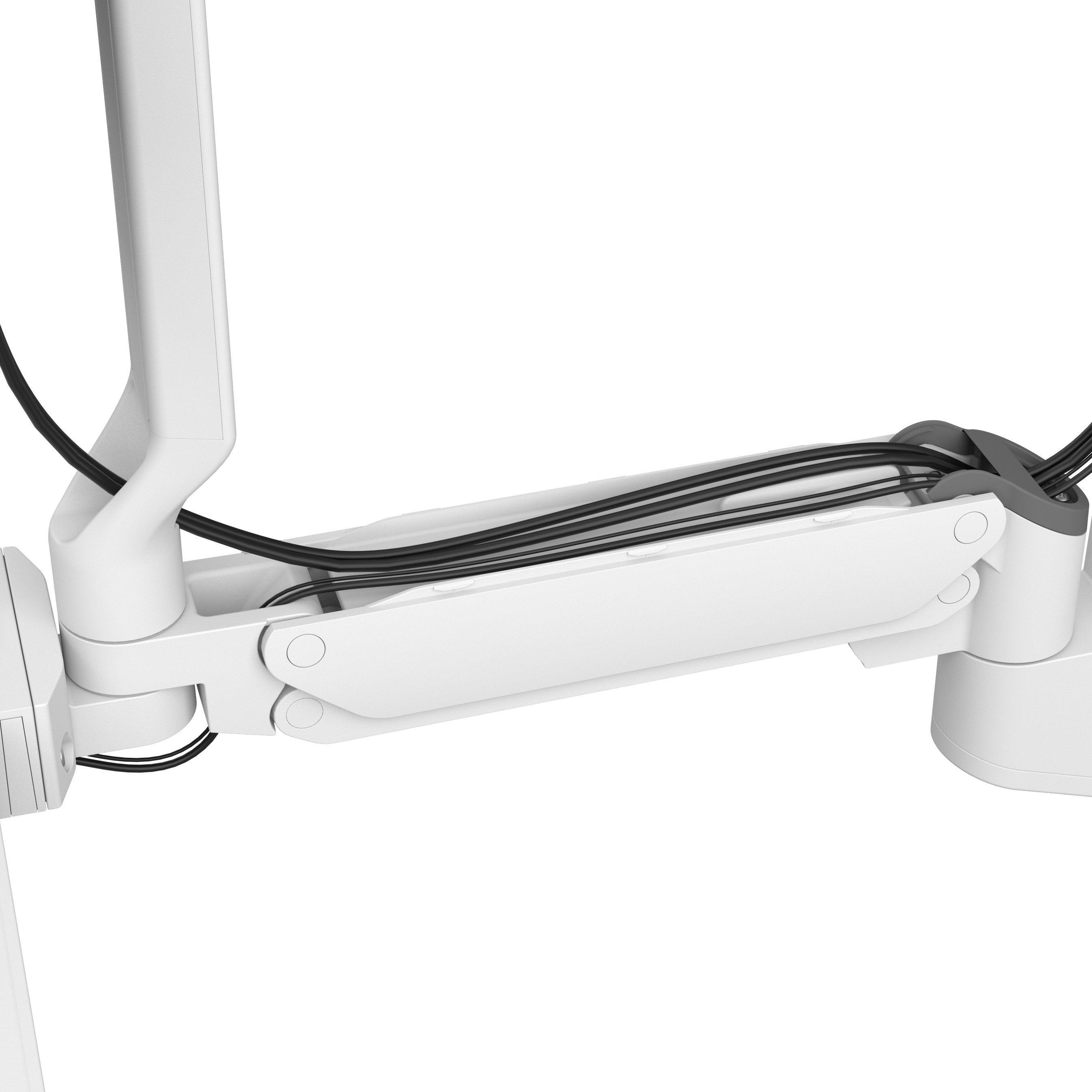 Ergotron Carefit Combo Arm Kit De Montaje (Brazo Articulado Bandeja De Teclado Base Para Montaje En Pared Adaptador De Montaje Para Carril) Modular Para Pantalla Lcd / Equipo Pc Aluminio Plástico Blanco Tamaño De Pantalla: Hasta 27" Se P