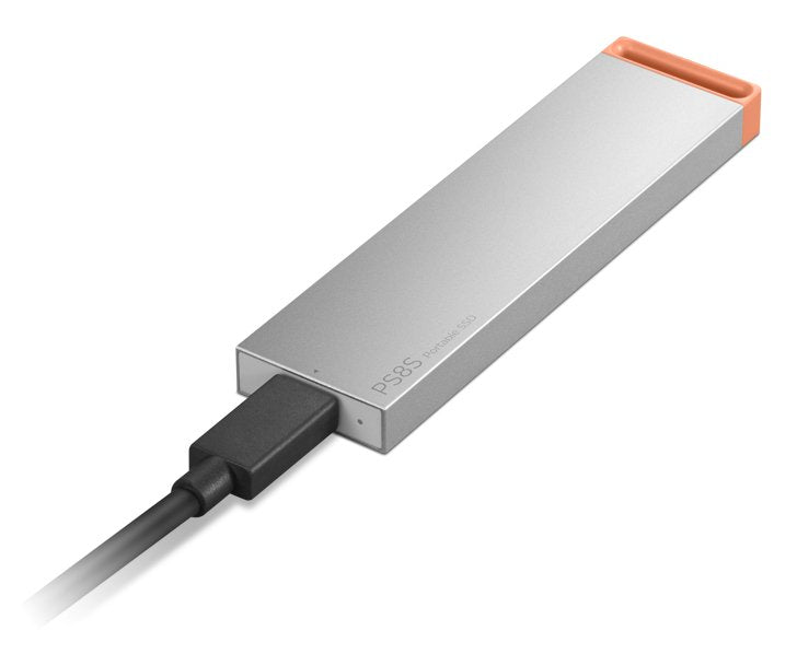 Lenovo Ssd Portátil Ps8s Usb3.2 Gen2 Tipo C De 2 Tb De Aleación De Metal De Hasta 1050 Mb/S De Lectura, 1000 Mb/S De Escritura