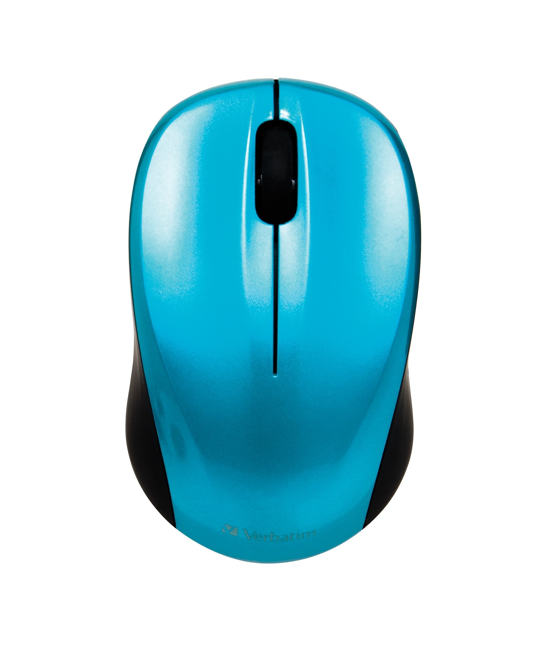 Verbatim Ratón Go Nano Inalámbrico 1600ppp Compacto Ambidiestros Receptor Usb Azul Turquesa