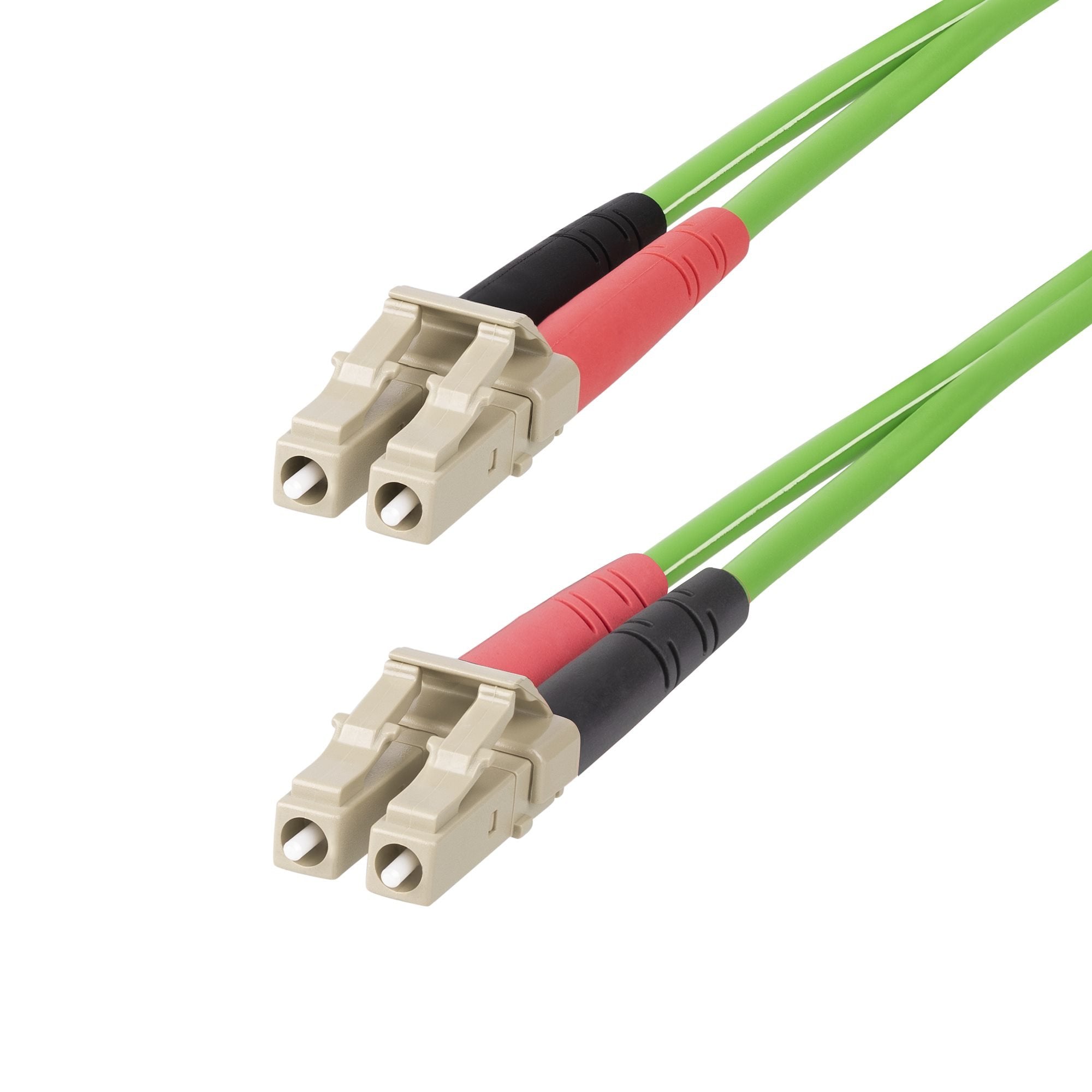 Startech Cable De Fibra Óptica Lc A Lc [Upc] Om5 Multimodo 25m - Dúplex 50/125?M Lommf Tipo Cremallera Vcsel 40g/100g - No Sensible A Los Dobleces - Low Insertion Loss - Lszh