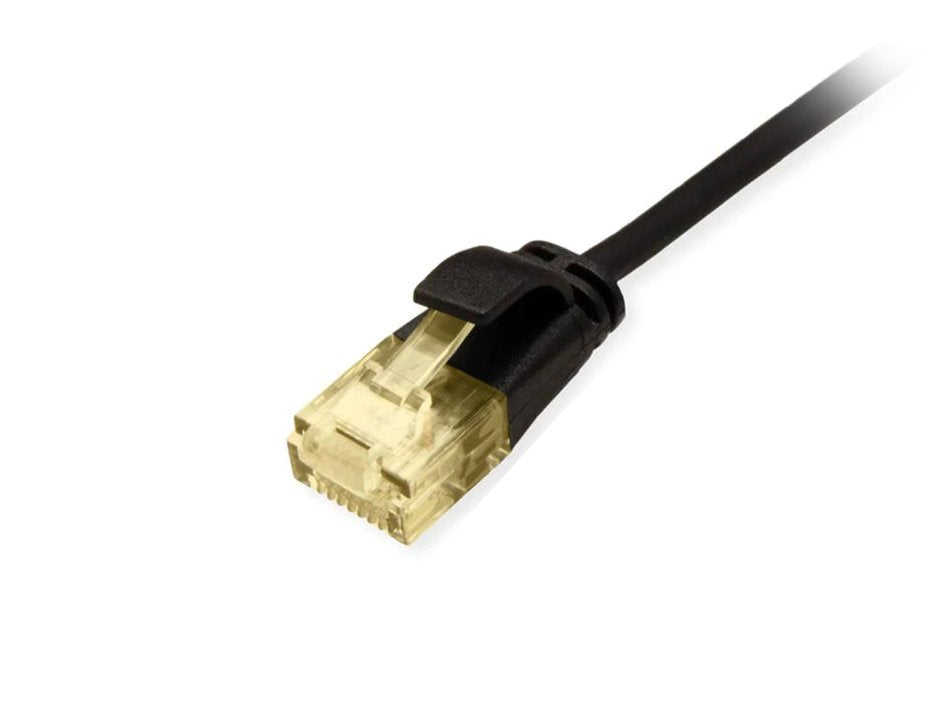 Equip Cable De Red Cat6a Slim U Utp 2xrj45 0.25m Negro Lszh