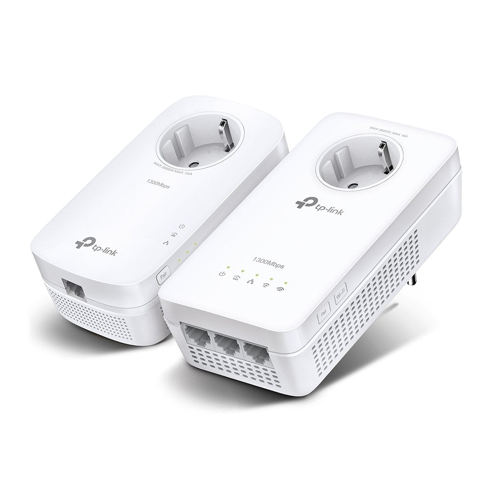 Powerline Tp-Link 1300mbps Wifi 2peth (1tl-Wpa8631p+1tl-Pa8010p) Tl-Wpa8631p Kit