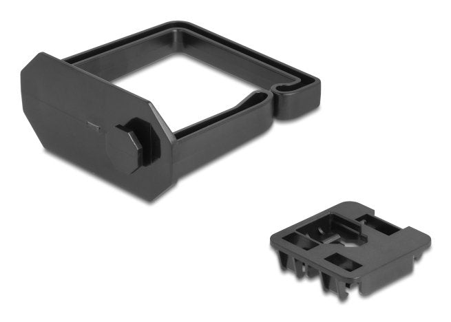 Delock Kabelbügel 70 X 70 Mm Con Montageplatte Negro