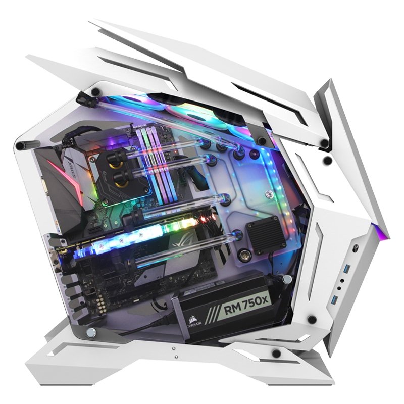 Jonsbo Mod3 Big-Tower Showcase, Temperojo Glass - Blanco