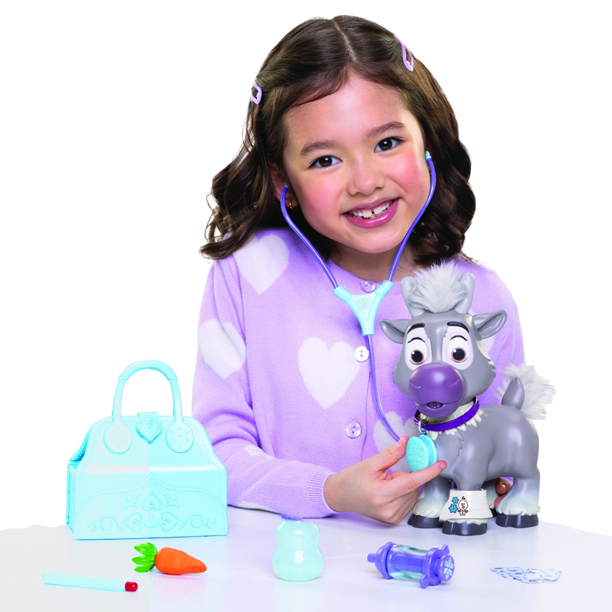 Kit De Cuidados Sven Interactivo Frozen Disney