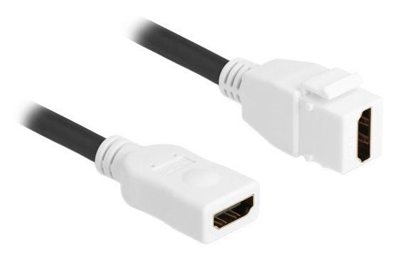 Keystone Modul Cable Hdmi Buchse Zu Buchse 8k 60 Hz 20 Cm Weiss