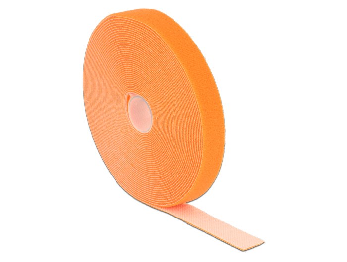 Delock Klett-Kabelbinder L 10 M X B 20 Mm Rolle Naranja