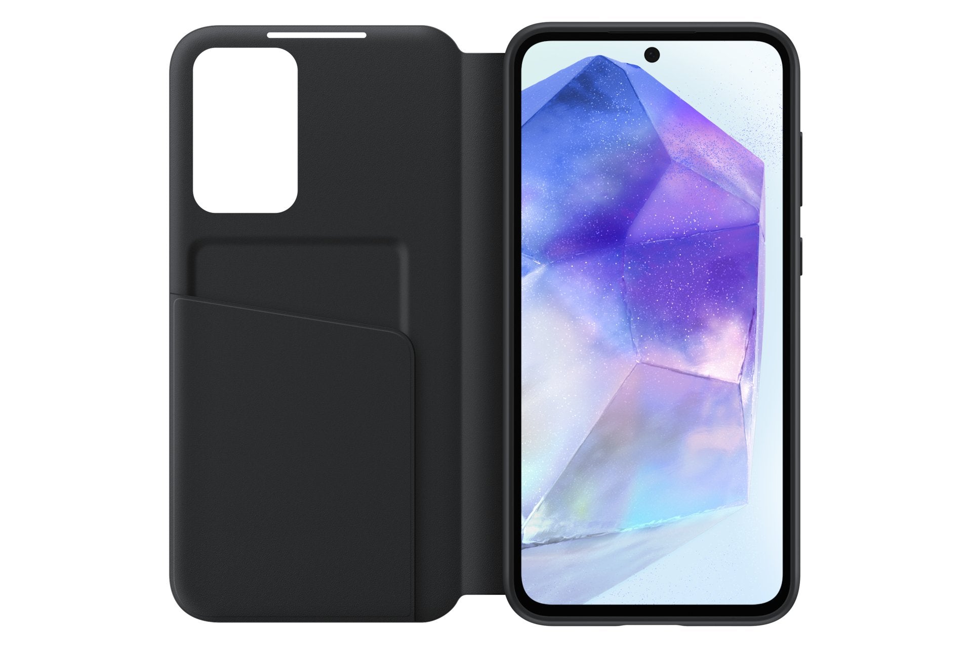 EAN 8806095546599 - Samsung EF-ZA556 funda para teléfono móvil 16,8 cm (6.6") Funda cartera Negro imagen 3