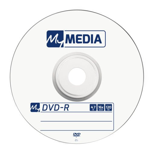 1x10 Mymedia Dvd-R 4,7gb 16x Speed Matt Silver Wrap