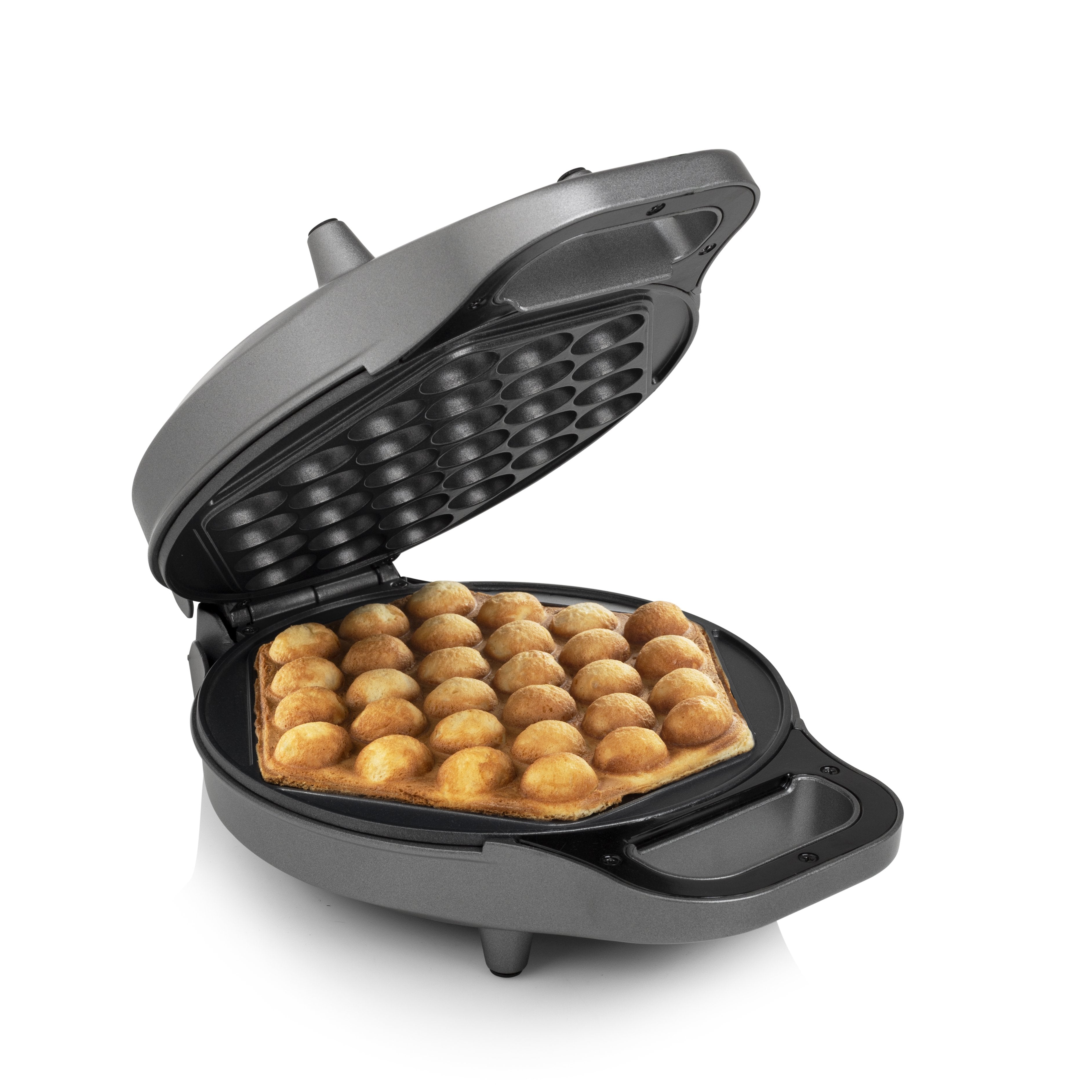 Princess 132465 Plancha Para Gofres De Burbujas, Potencia 700 W, 1 Gofre Belga, Negro