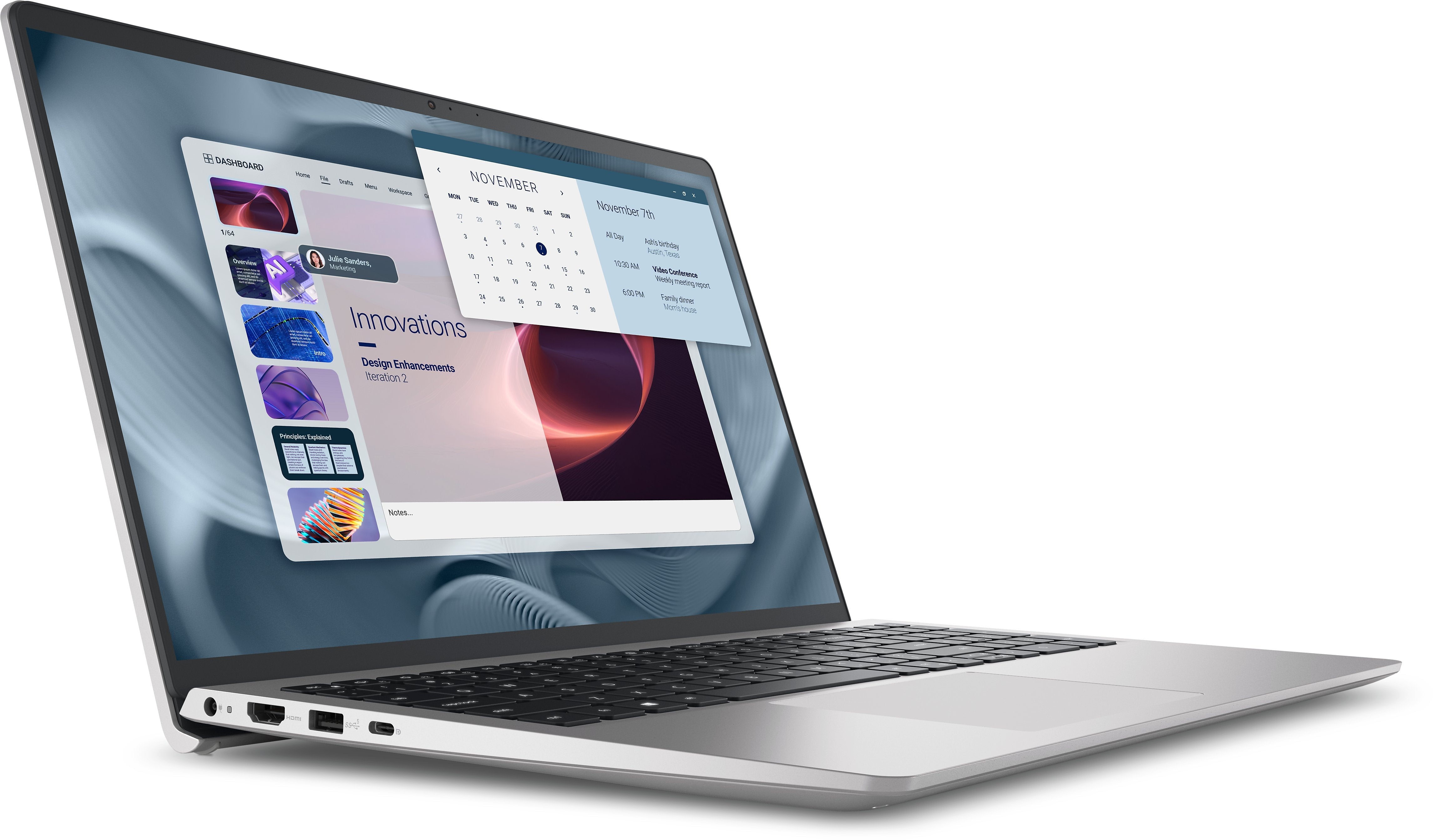 Dell Pro 15 Essential (M7k36), Portátil Plateado, Intel® Core I7-1355u, Gráficos Intel® Uhd, 16 Gb Ddr5, 512 Gb (512 Gb Ssd), Windows 11 Pro M7k36