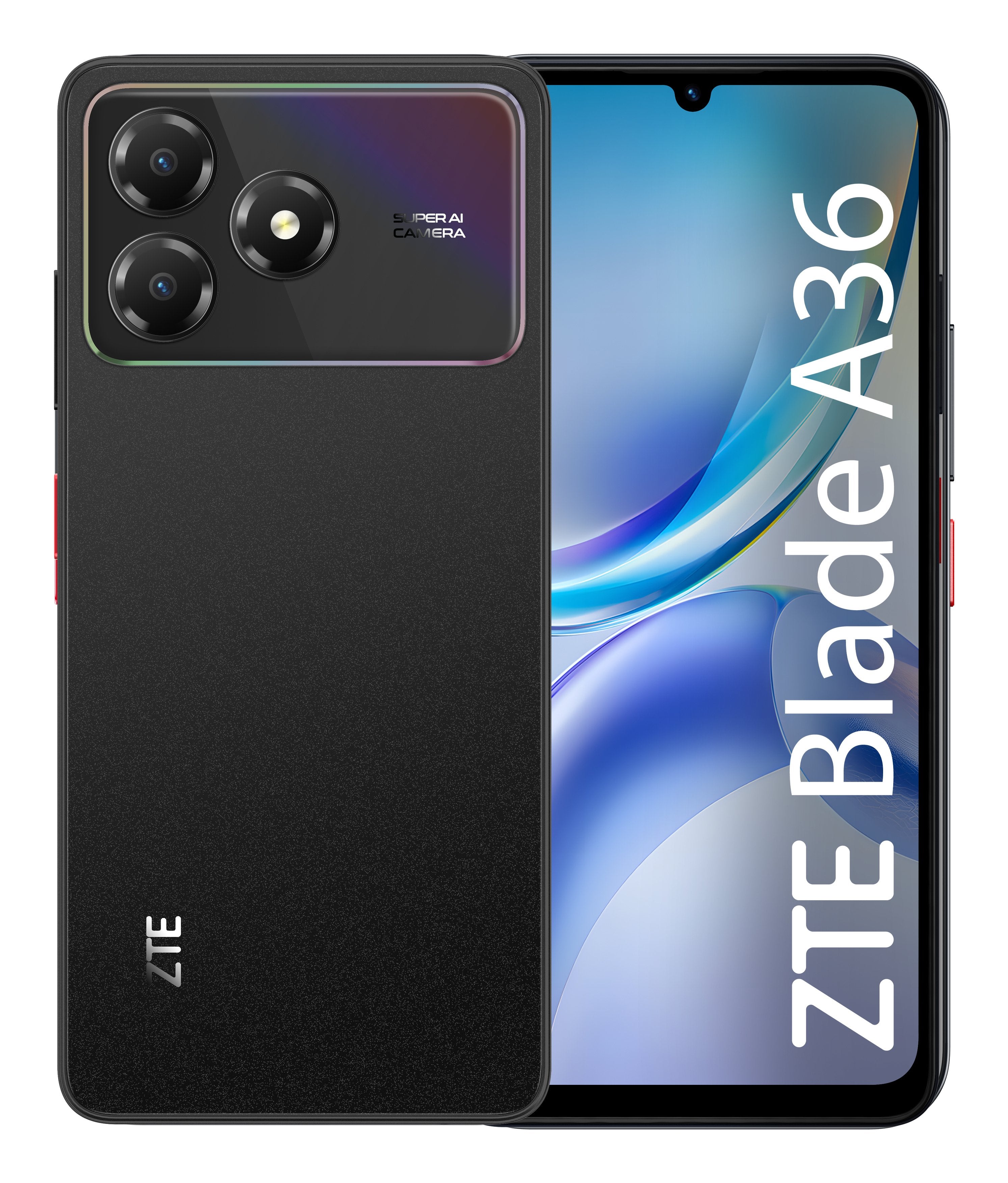 Zte Blade A36 4+128gb 6.75"Black Ita