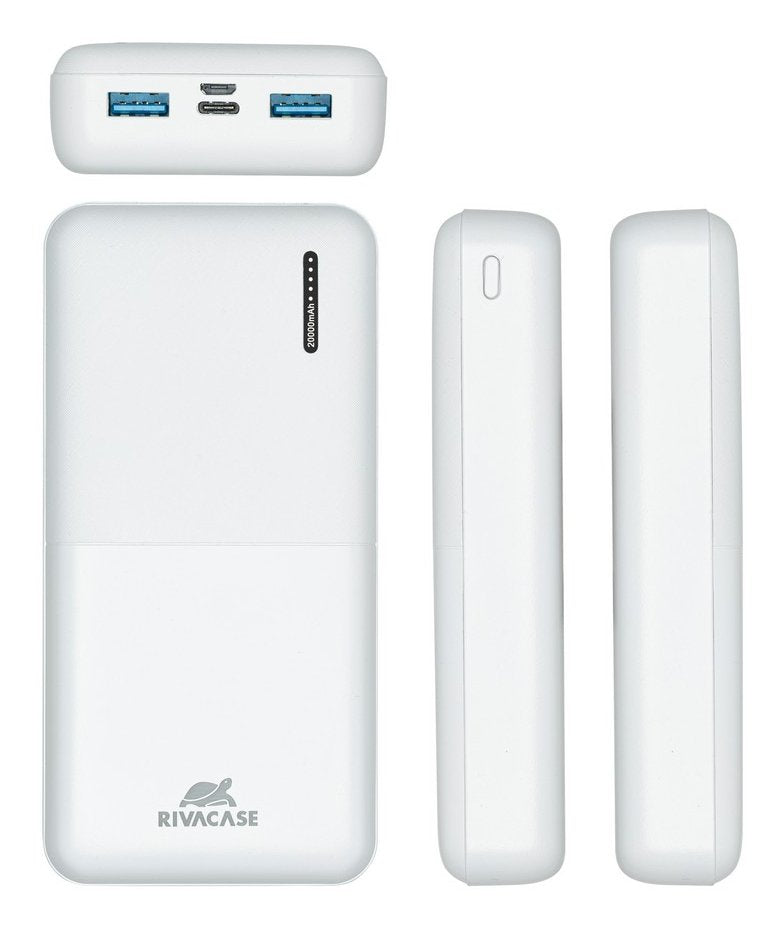 Power Bank Rivacase Va2572 (20000 Mah) Blanco Con Qc/Pd