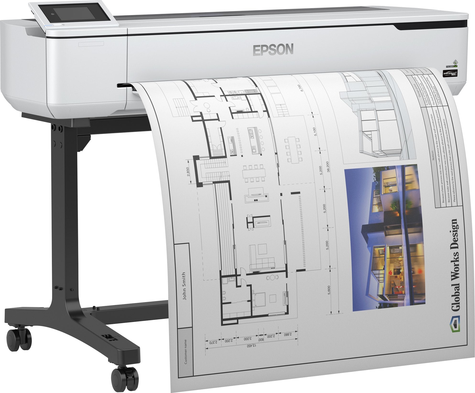Epson Surecolor Sc-T5100 - Wireless Printer (With Stand)