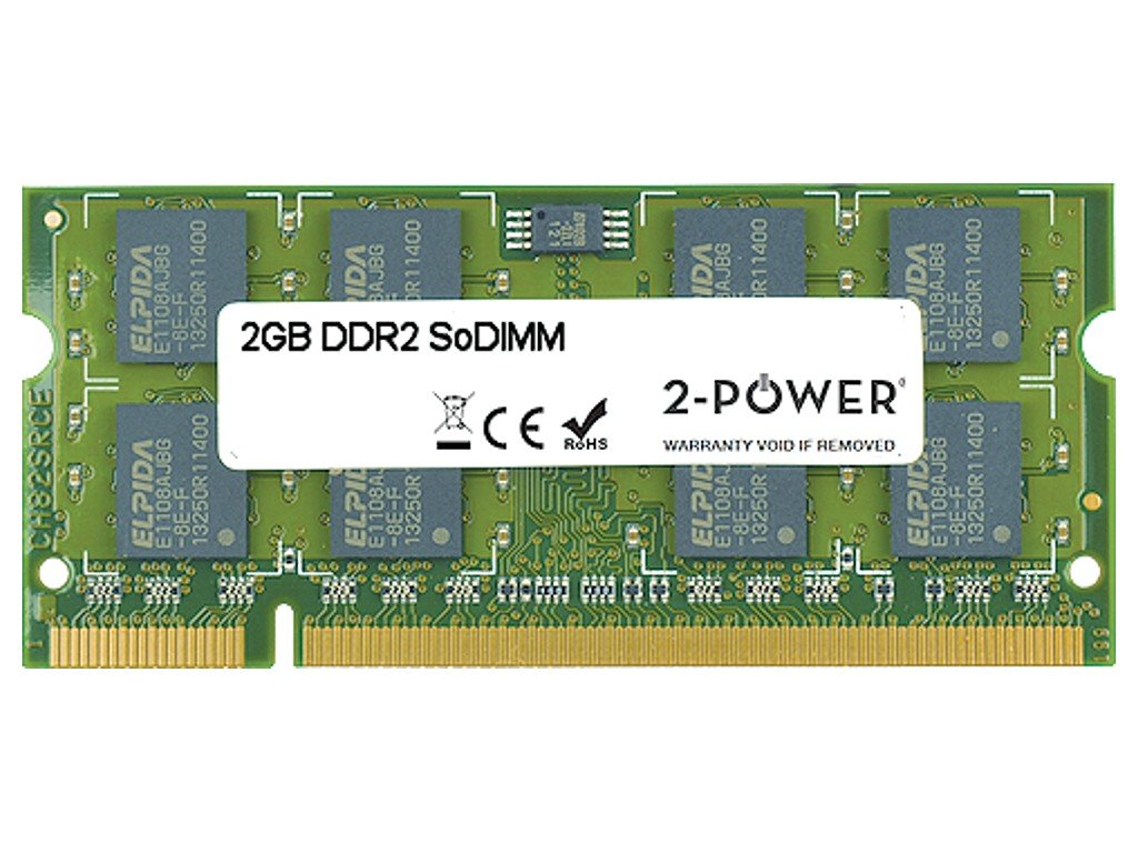 2-Power Memoria Sodimm 2gb Ddr2 800mhz Sodimm Mem4302a