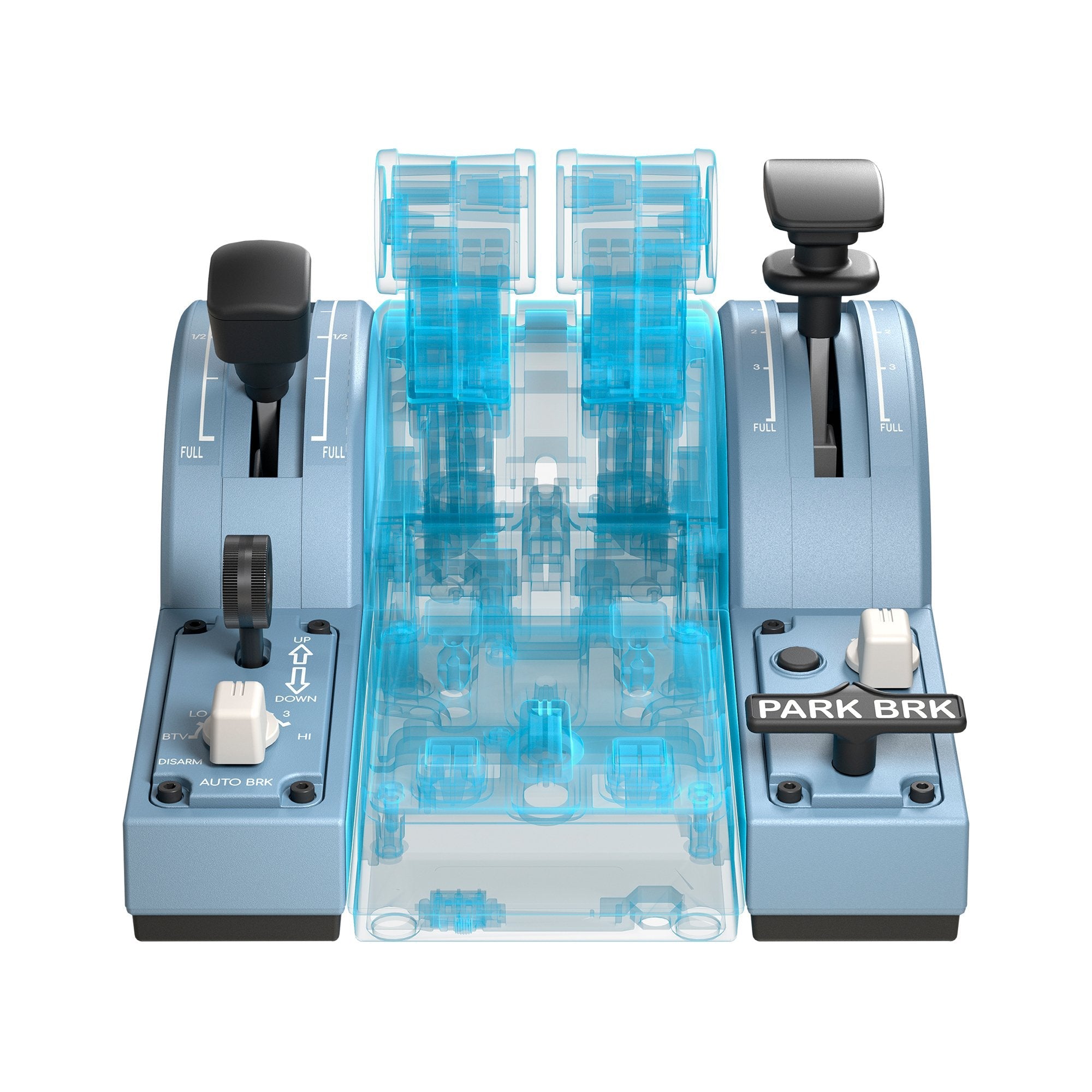 EAN 0663296422613 - Thrustmaster TCA Quadrant Add-On Airbus Edition Negro, Azul Simulador de Vuelo PC imagen 4