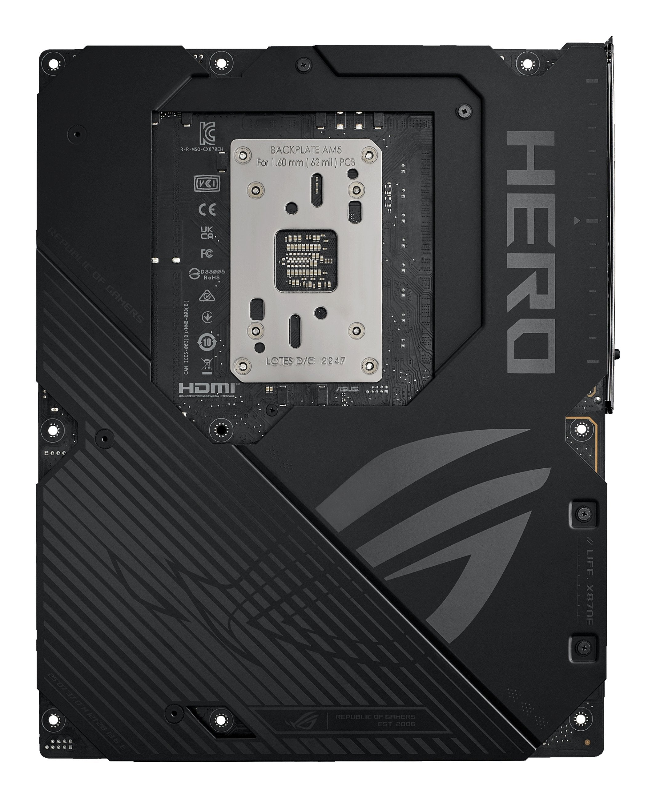 EAN 4711387710302 - ASUS ROG CROSSHAIR X870E HERO AMD X870E Zócalo AM5 ATX imagen 12