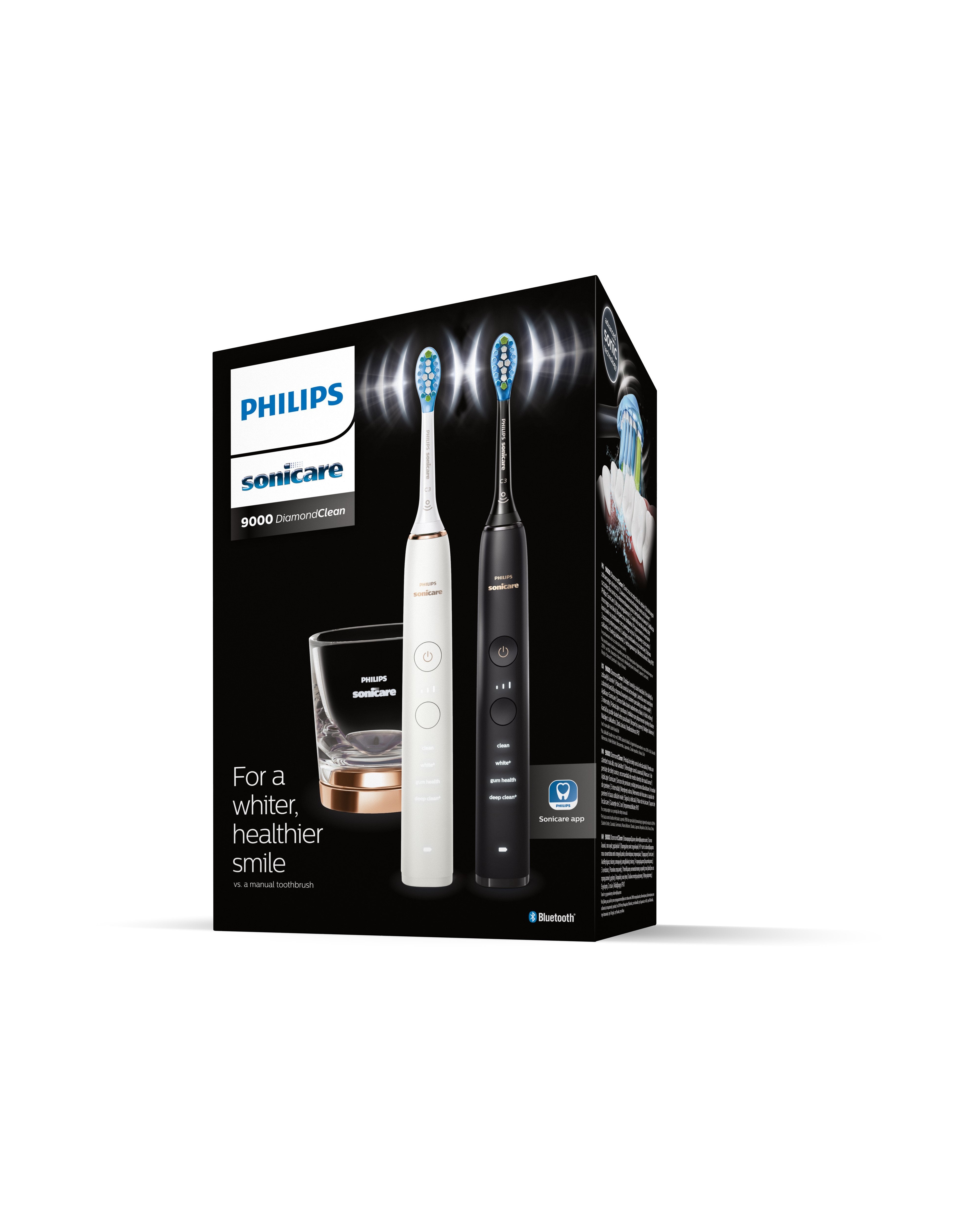 EAN 8710103939566 - Philips DiamondClean 9000 HX9914/57 cepillo eléctrico para dientes Adulto Cepillo dental sónico Negro, Bl imagen 6