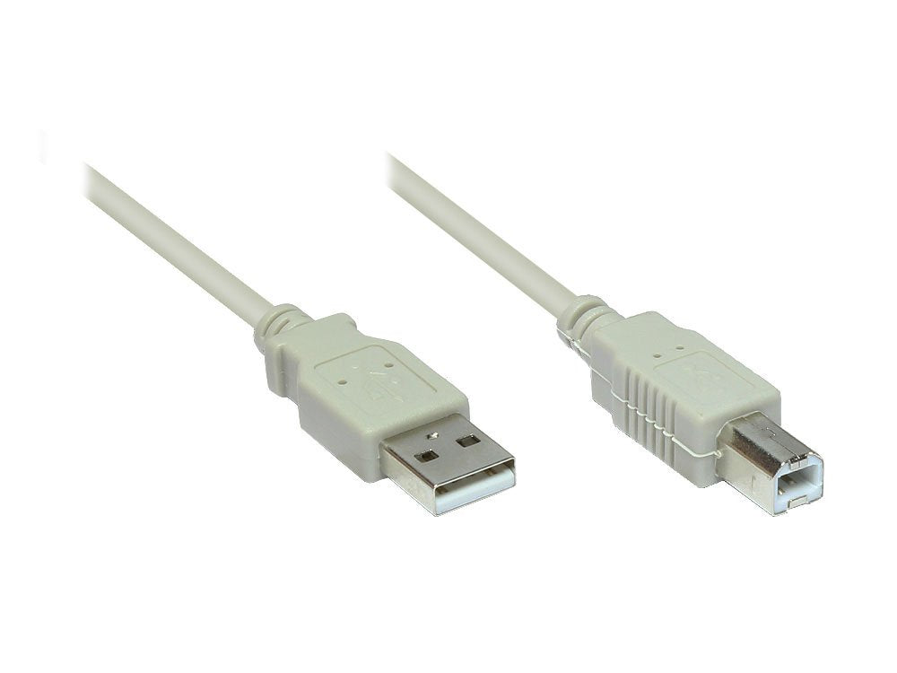 EAN 4014619042074 - Alcasa USB 2.0 A/B 3m cable USB USB A USB B 0,48 Gbit/s Blanco imagen 1