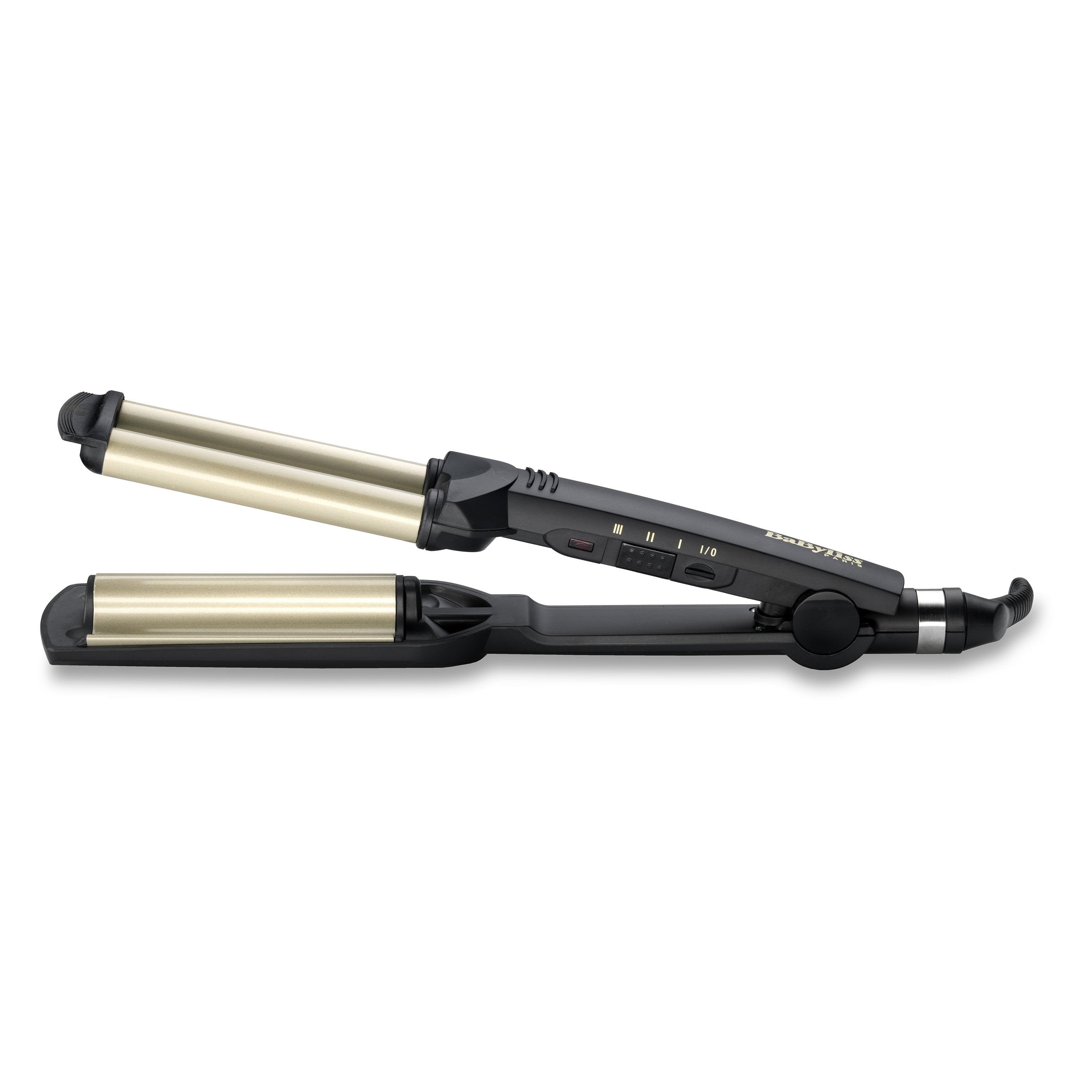 EAN 3030050064308 - BaByliss EasyWaves Plancha alisadora y rizadora para flequillo Caliente Negro, Plata 1,8 m imagen 2