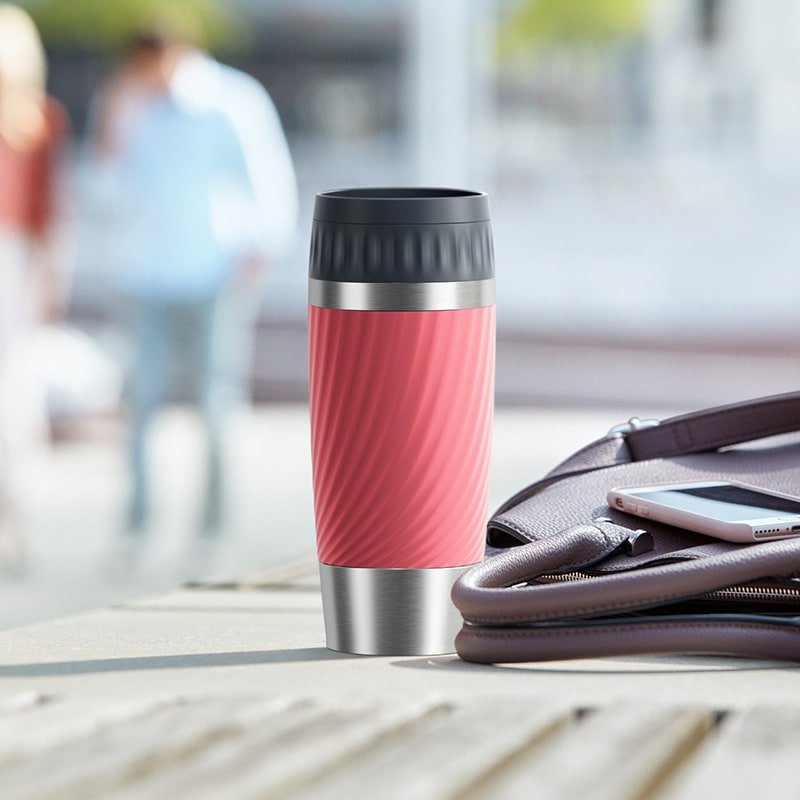 Emsa N2011800 Travel Mug Easy Twist Thermobecher, 0,36 L,