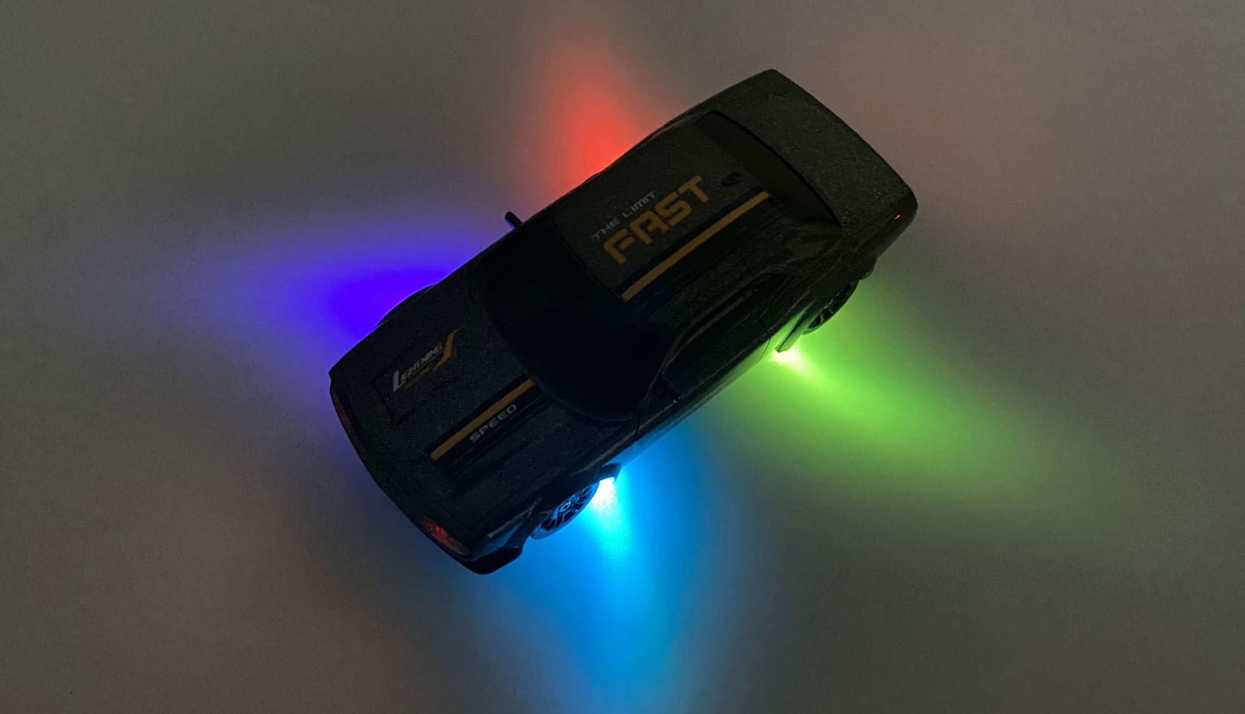 Amewi Drift Sport Muscle Car Con Gyro 4wd 1:43 Rtr Gris 6+