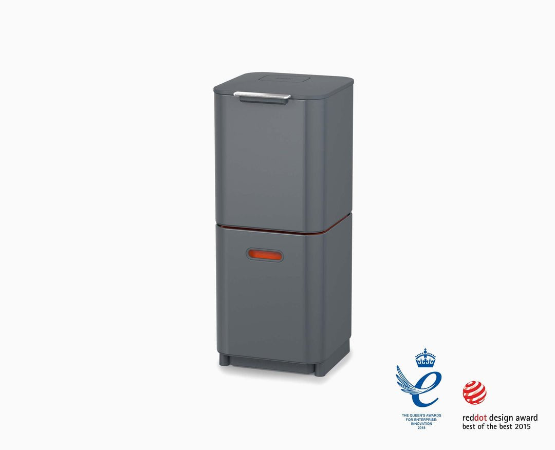 Joseph Joseph Waste Bin Totem 40 L Grey
