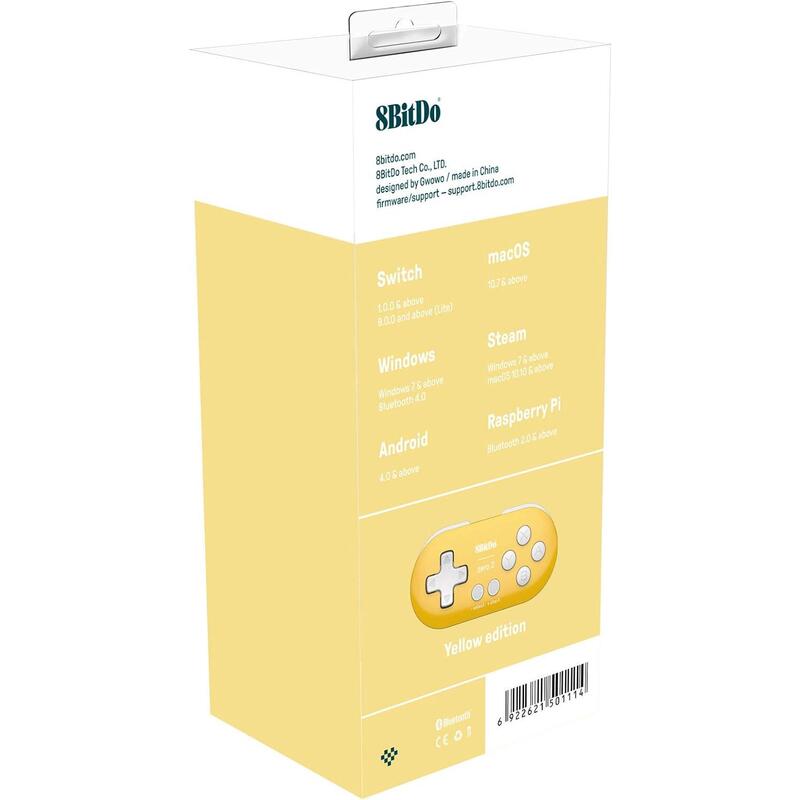 8bitdo Zero 2 Yellow, Mando