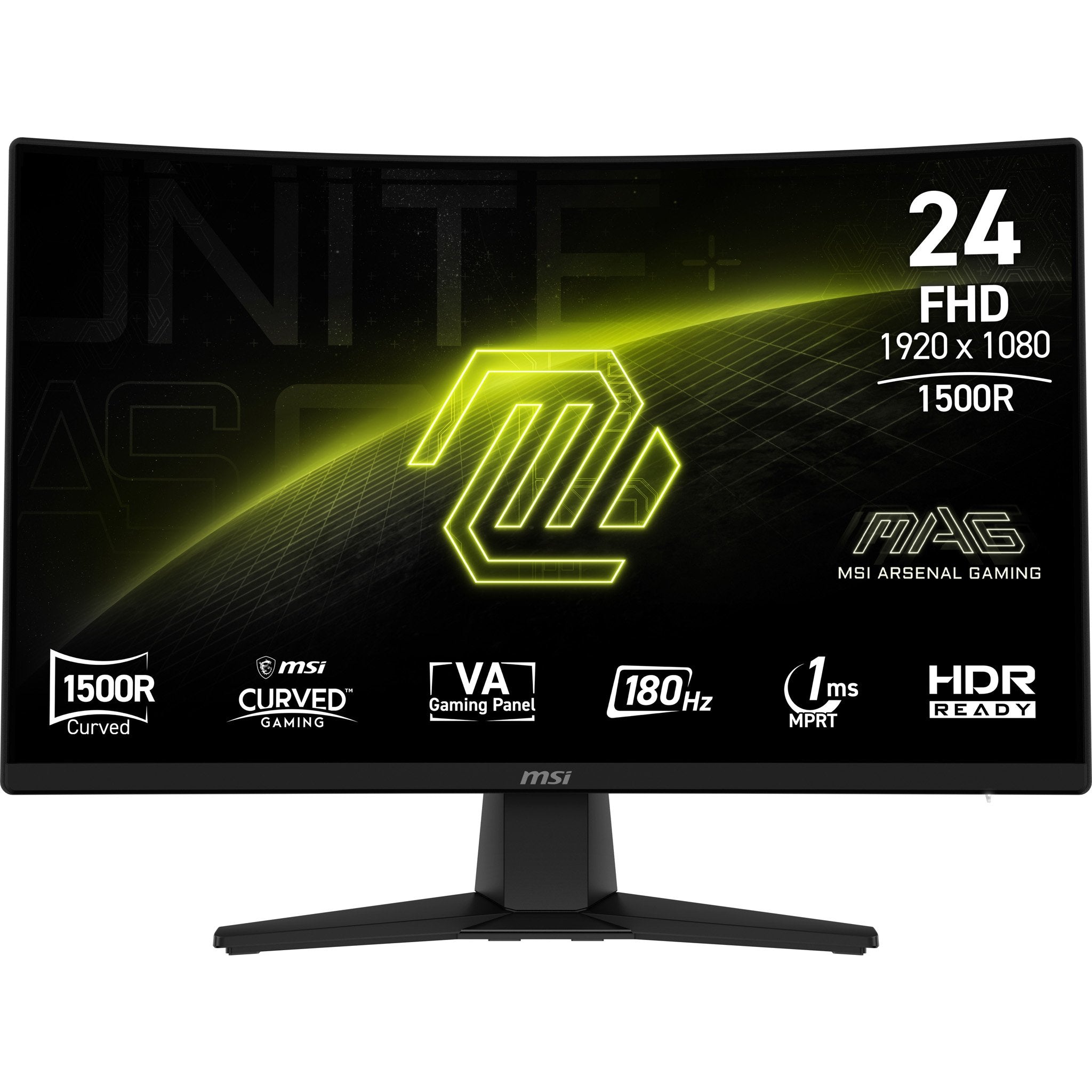 EAN 4711377271110 - MSI MAG 242C pantalla para PC 59,9 cm (23.6") 1920 x 1080 Pixeles Full HD LCD Negro imagen 1