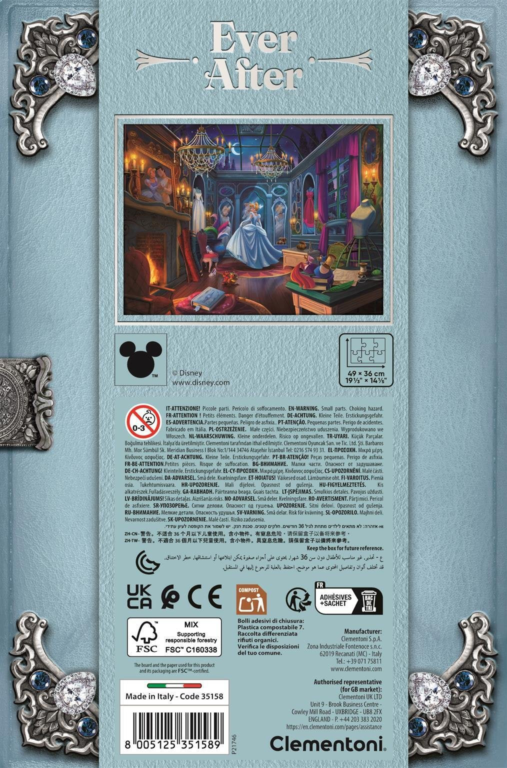 Puzzle Cenicienta La Cenicienta Disney 500pzs