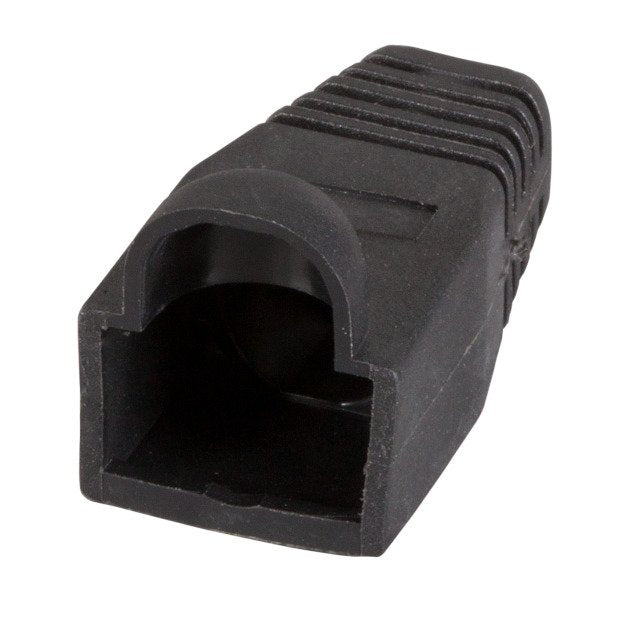 Knickschutztülle Rj45 Schwarz,M. Rastnasenschutz,100 Stk
