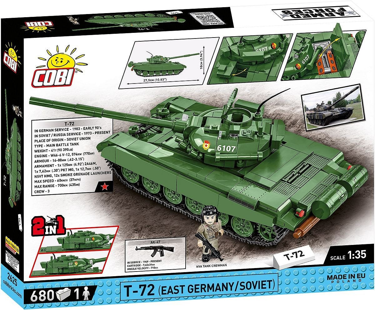 EAN 5902251026257 - COBI T-72 (East Germany/Soviet) imagen 12